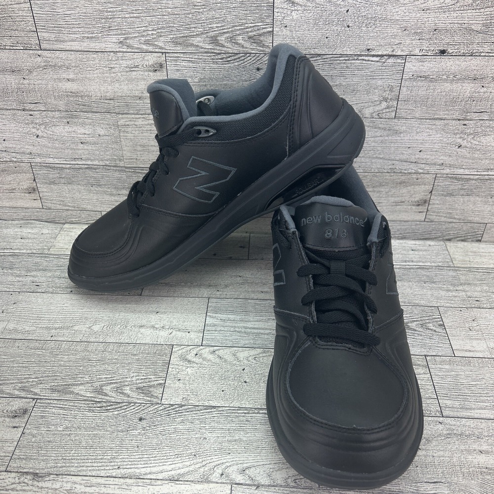 NEW BALANCE 813 WOMENS BLACK GRAY WALKING SHOES SIZE 10.5 2A WW813BK ROLLBAR